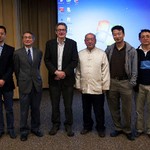 Master Victor Chiang posing with five other men